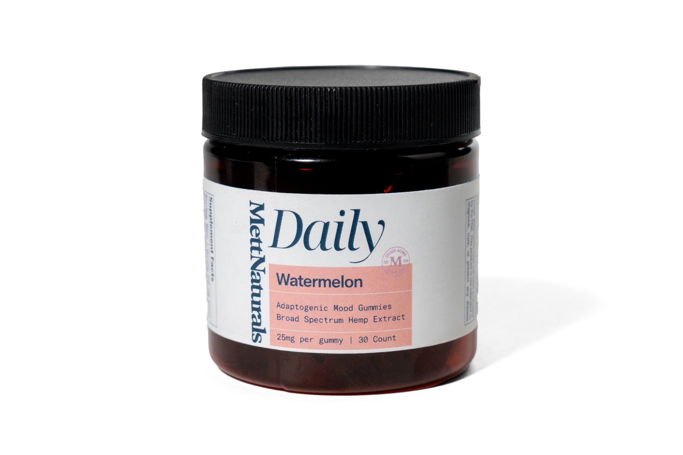 Daily, Watermelon Adaptogenic Gummies  Mett Naturals