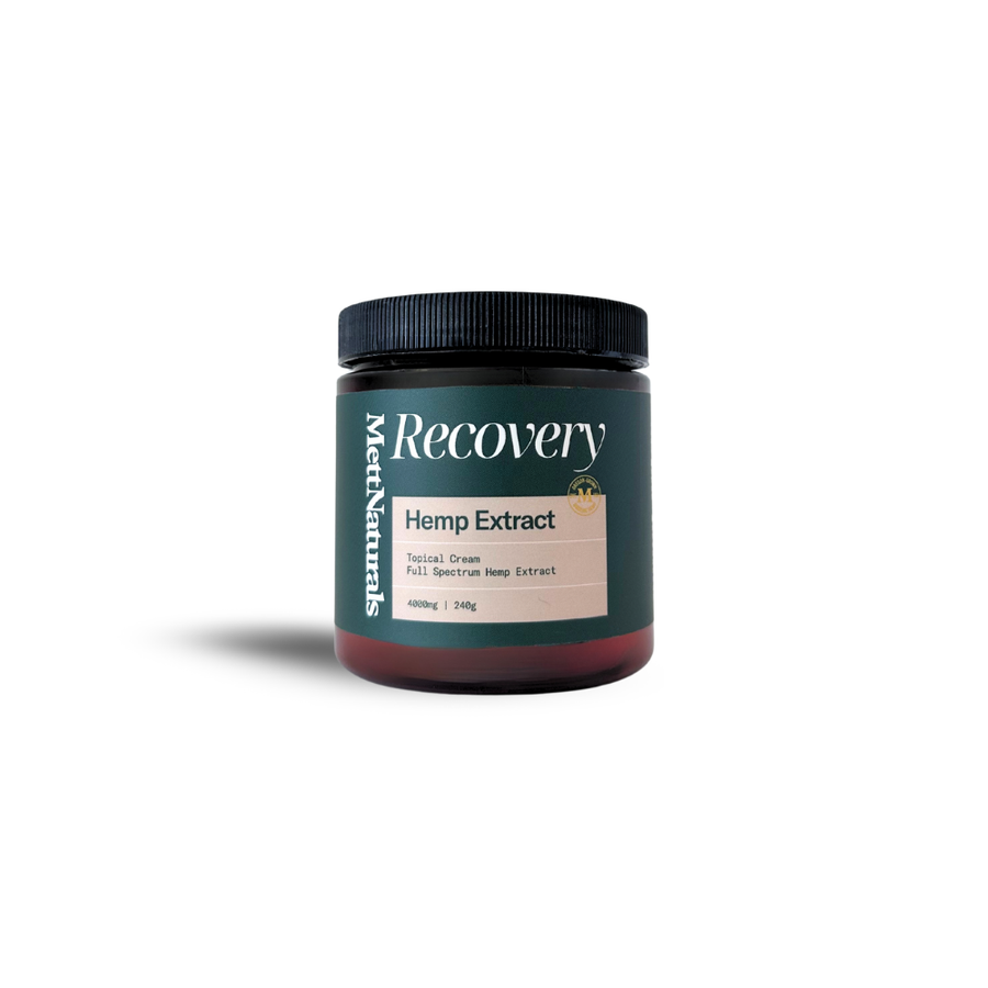 Recovery, Full Spectrum Topical Cream, 8 oz - Natural – Mett Naturals Recovery, Full Spectrum Topical Cream, 8 oz - Natural – Mett Naturals